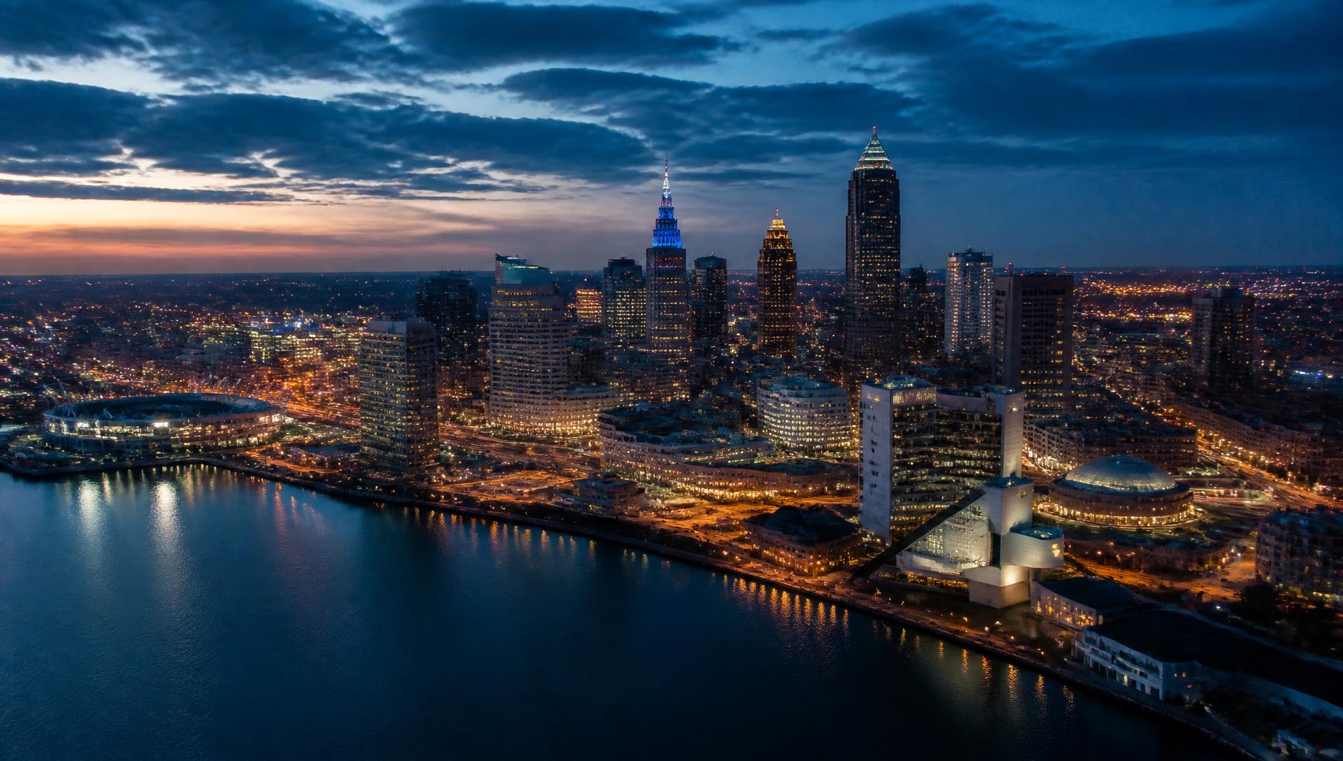 Downtown Cleveland, Ohio skyline